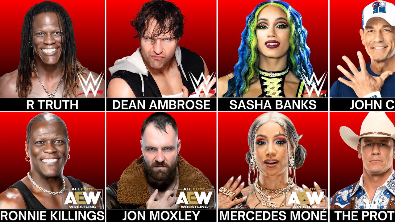 WWE Superstars Who Joined AEW And Their First Debut Year | wrestlinginc