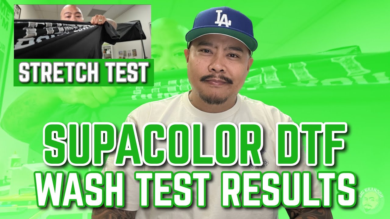 Supacolor - SupaDTF Wash Test Results