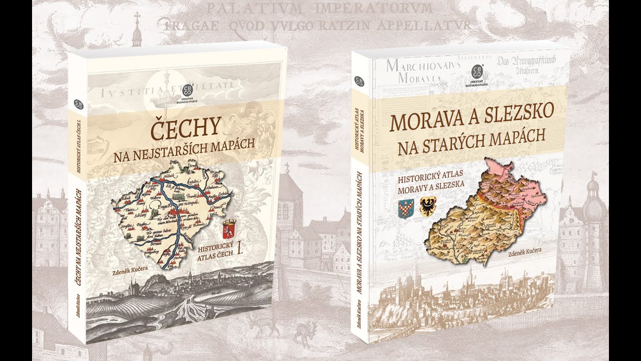 Představení Historických atlasů - ČECHY NA NEJSTARŠÍCH MAPÁCH a MORAVA A SLEZSKO NA STARÝCH MAPÁCH