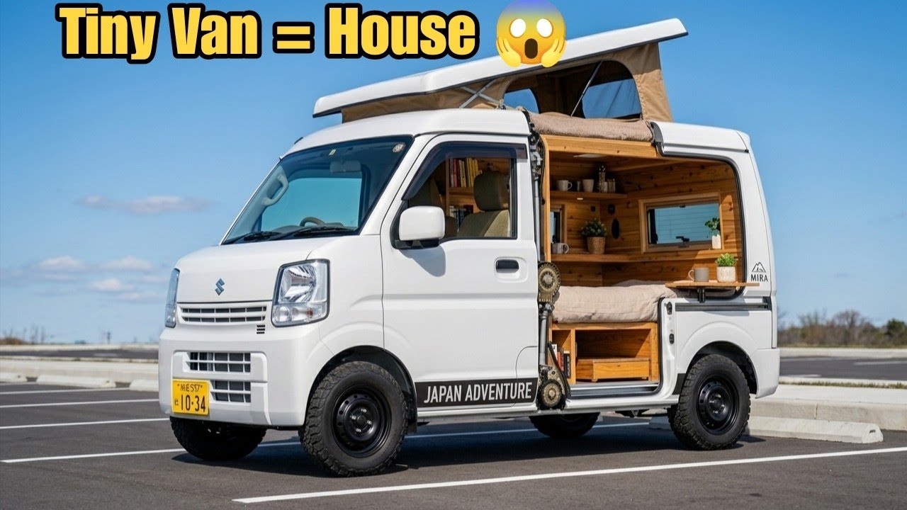 World’s Smallest Motorhome? Japanese Kei Camper
