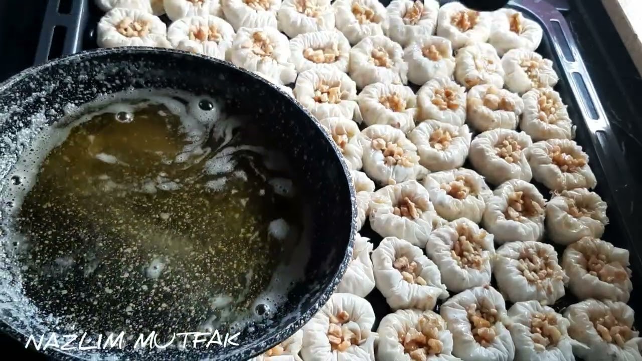 BÜLBÜL YUVASI❗baklava yufkasıyla 💯 el açması zannedilen 📣💯lezzet garantili cevizli tatlı⭐