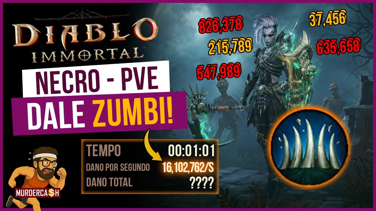 SEJA TOP DAMAGE! 💀 A Build PVE de Invocações/DoT do Necro para Desafio do Infernicário H11!