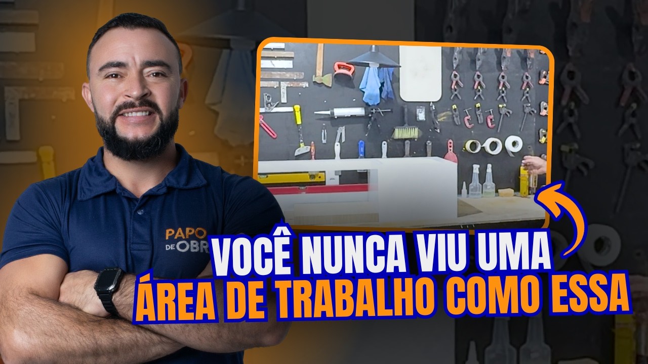 ESPAÇO DE MONTAGEM ORGANIZADO: produtividade e agilidade na obra!