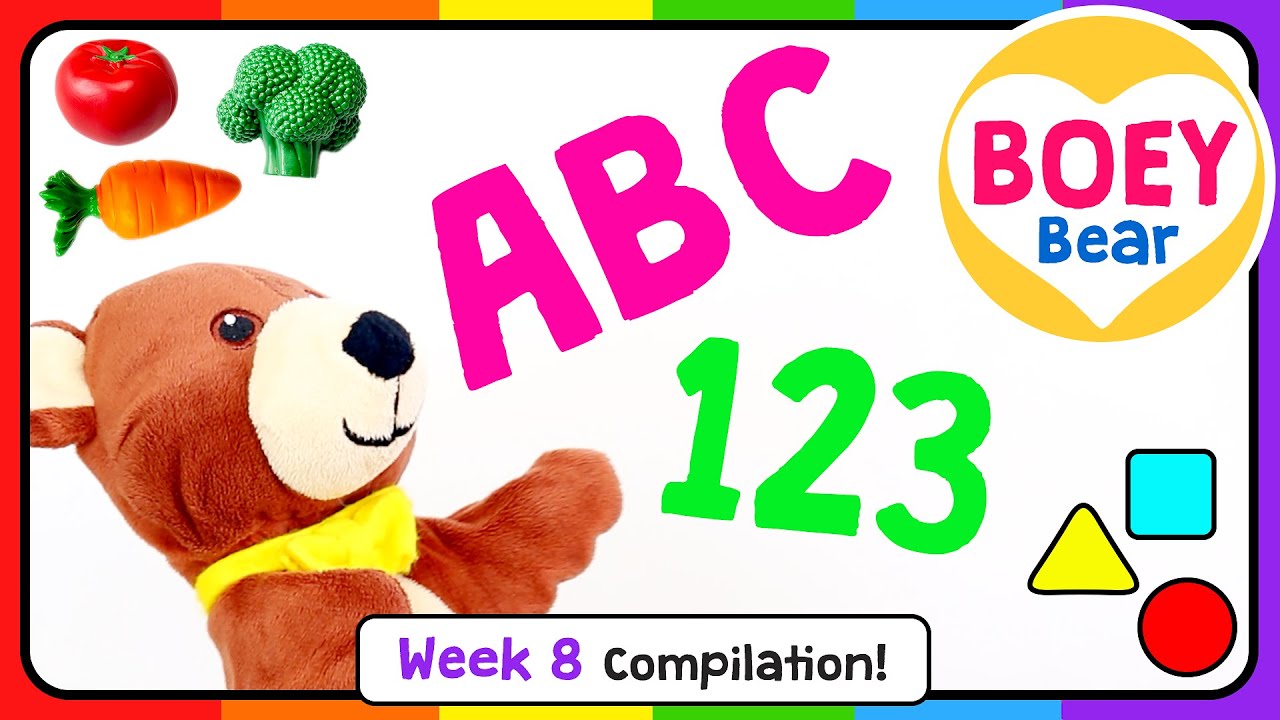 Preschool Learning Videos for 3 year olds (Educational videos for 3 year old online) | Boey Bear