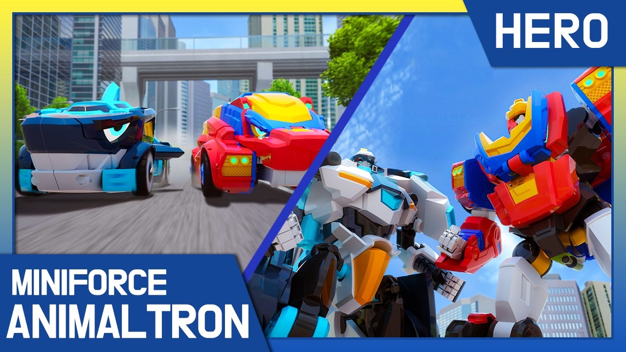 New Space Police Heroes 🚀👮🦁 Best Episodes of Miniforce Animaltron: Saga of the Animal Rangers