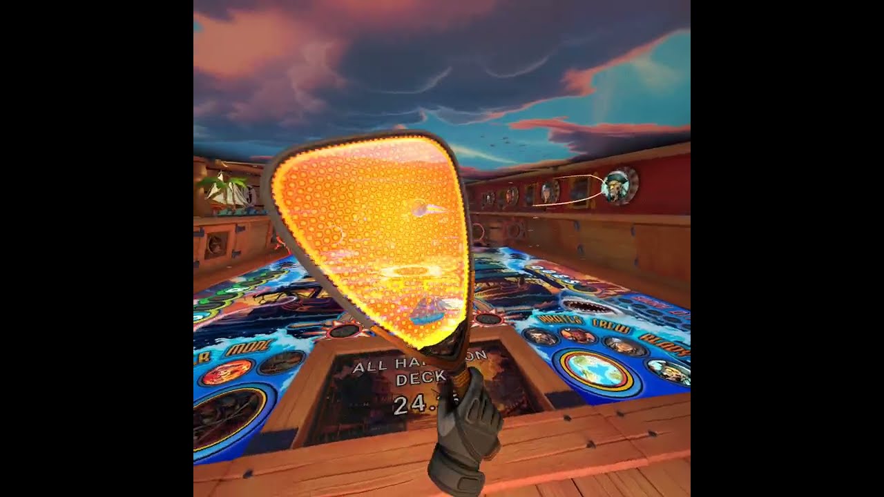 Racket Pinball VR World Record POV