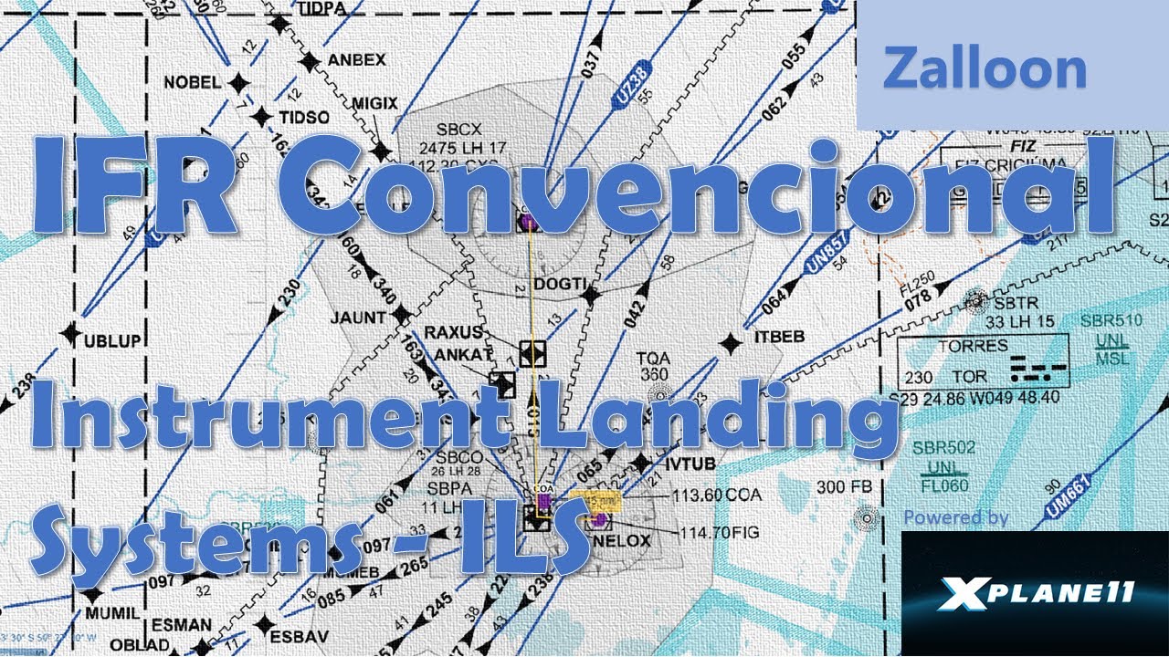 Como executar um pouso ILS - IFR Convencional - X-Plane 11.50