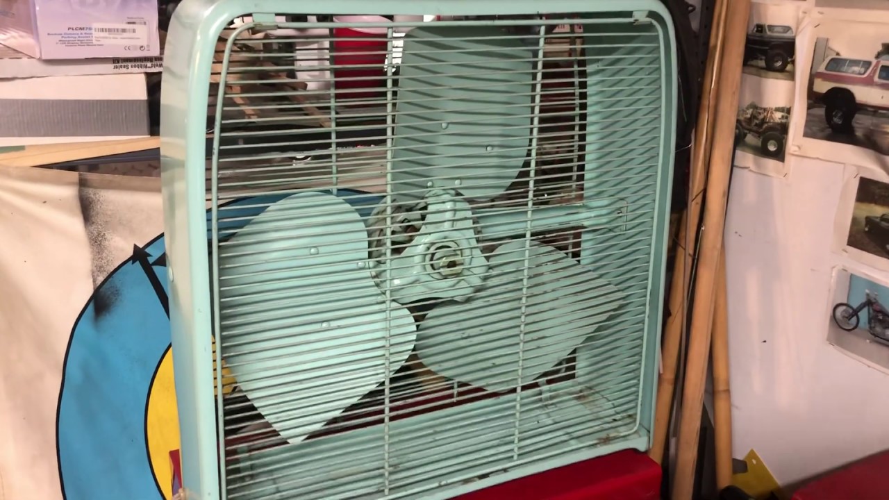 Vintage 1950&rsquo;s Sears Kenmore 20&rdquo; Box Fan - Short Review (Unclean)