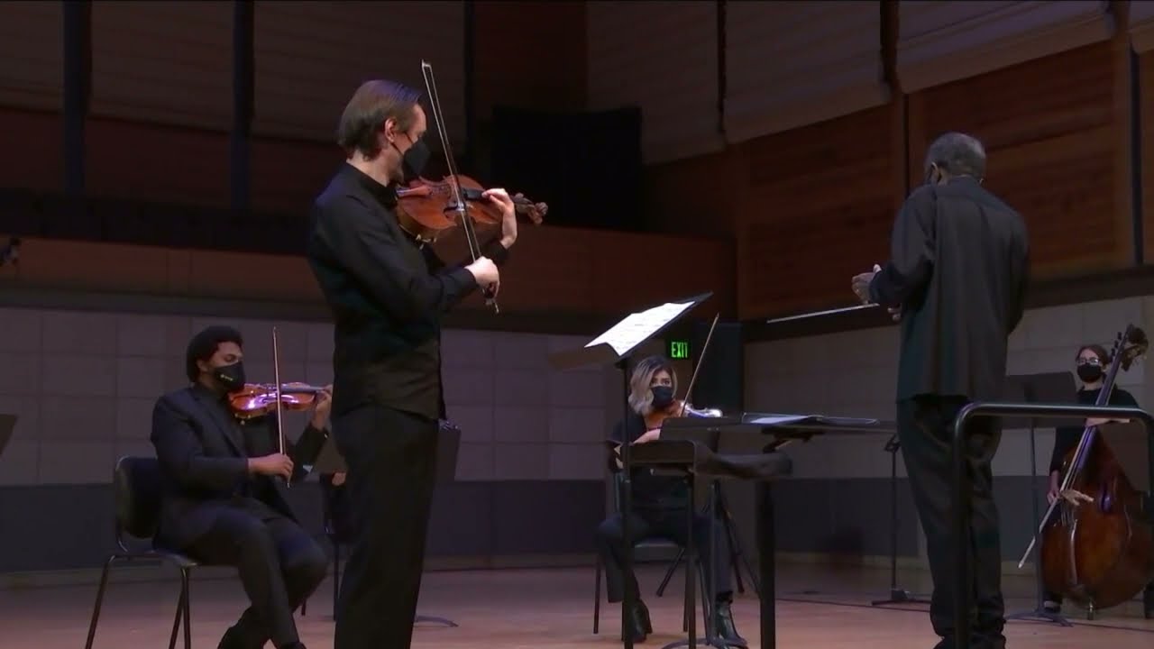 Dimitri Murrath performs Hailstork's Two Romances with SFCM Orchestra