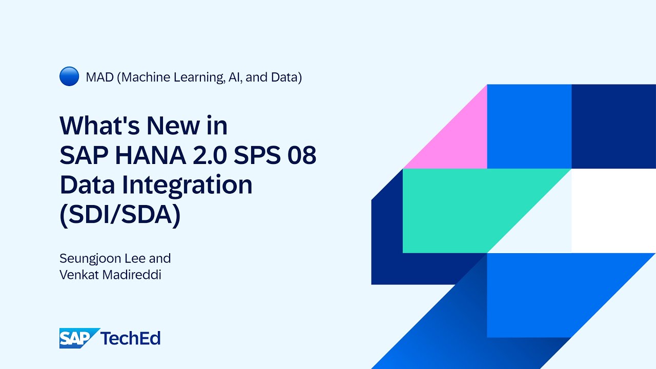 🔵 What's New in SAP HANA 2.0 SPS 08: Data Integration (SDI/SDA)