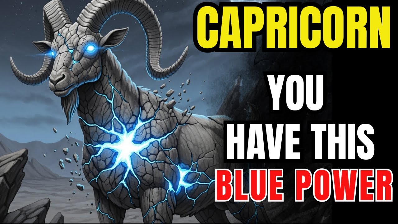 ♑🌌 CAPRICORN -THE HIDDEN ‘BLUE POWER’ GOD GAVE YOU — IT’S TIME TO USE IT