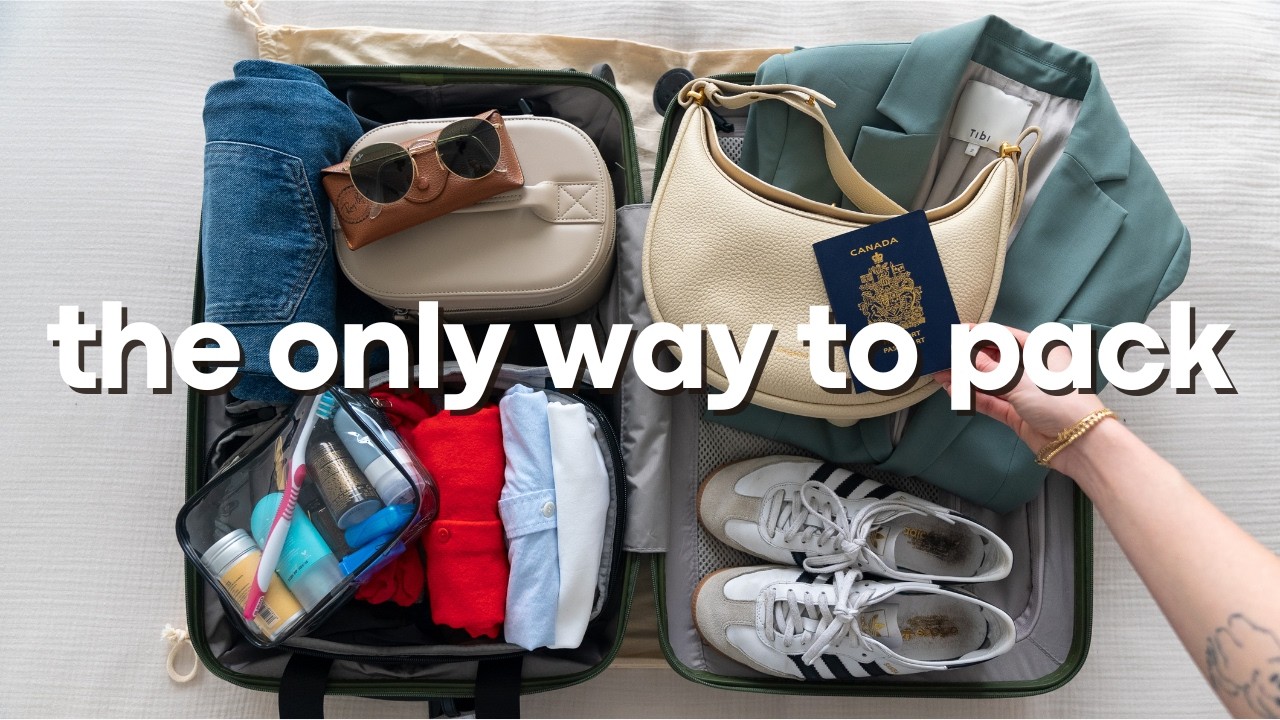 How I Always Travel in a CARRY-ON ONLY! ✈️ Minimal Travel Capsule & Pack With Me