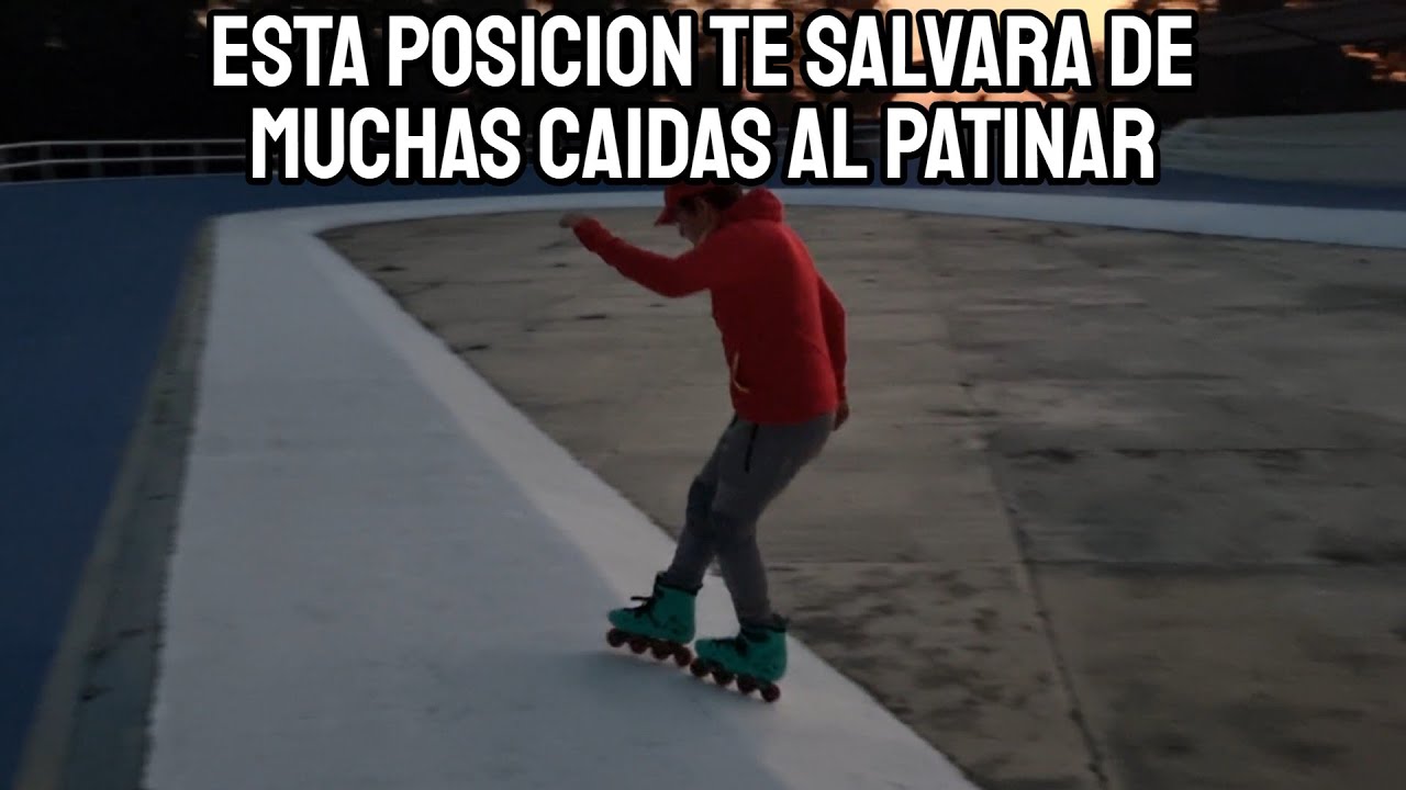 La Posicion mas IMPORTANTE al Patinar | Posicion de seguridad