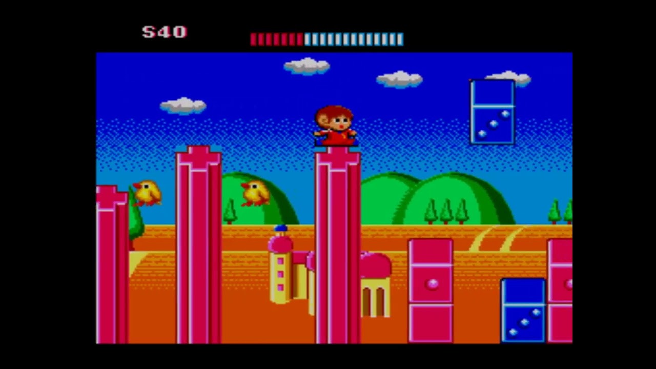 Alex Kidd Lost Stars - Sega Master System Game Play