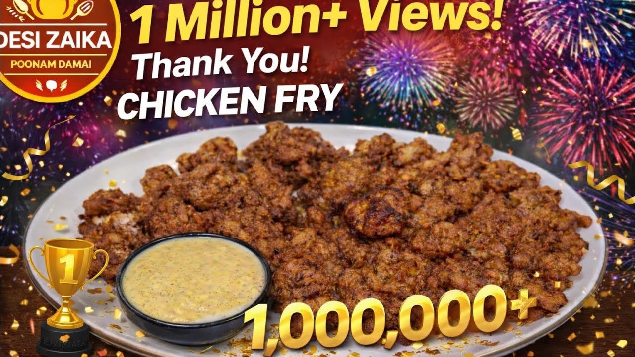 1 Million+ Style Chicken Fry 🍗 Crispy Outside, Juicy Inside | Easy Home Recipe