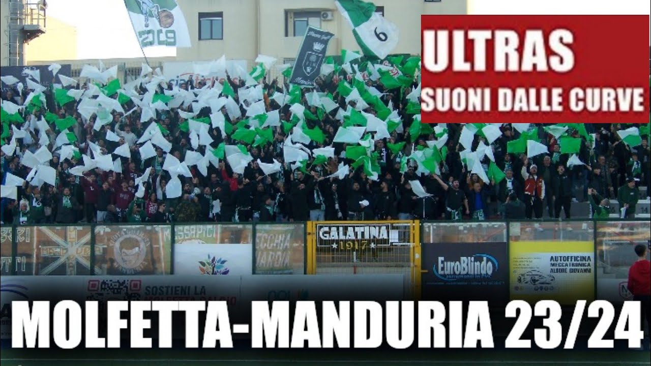 Molfetta-Manduria, Finale Coppa Eccellenza Puglia [04/02/2024] VIDEOTIFO ULTRAS MANDURIA