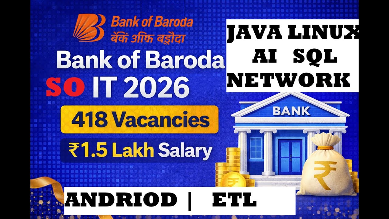 BOB IT Recruitment 2026 | Regular & Permanent | 418 Posts | High Salary
