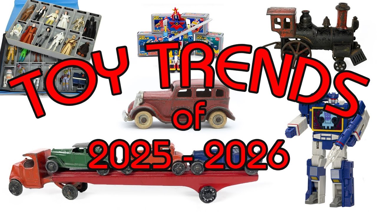 Тенденции игрушек 2025-2026: Звёздные войны, Трансформеры, Роботы, Чугунные антикварные игрушки