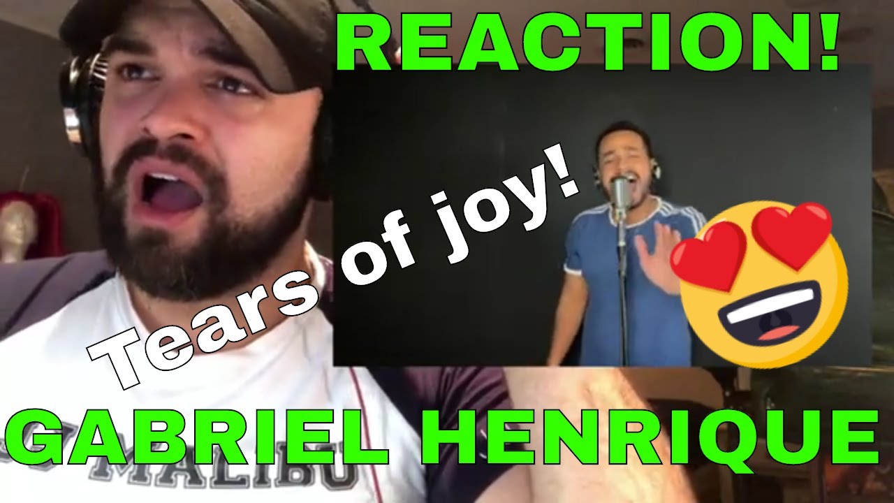 Gabriel Henrique- All By Myself Cover Celine Dion REACTION!