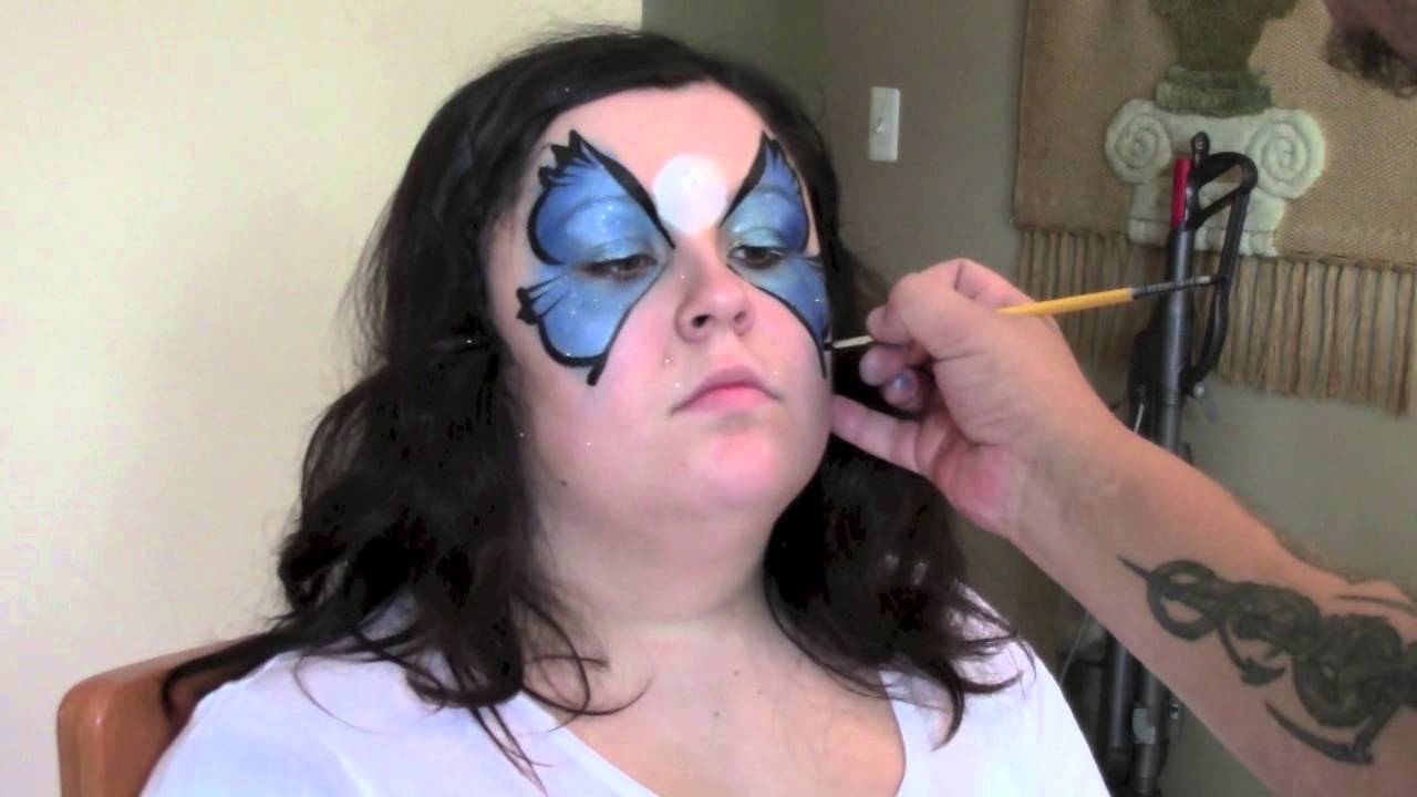 Halloween Butterfly Face Painting | Marvelous Masks Chicago Face Painting