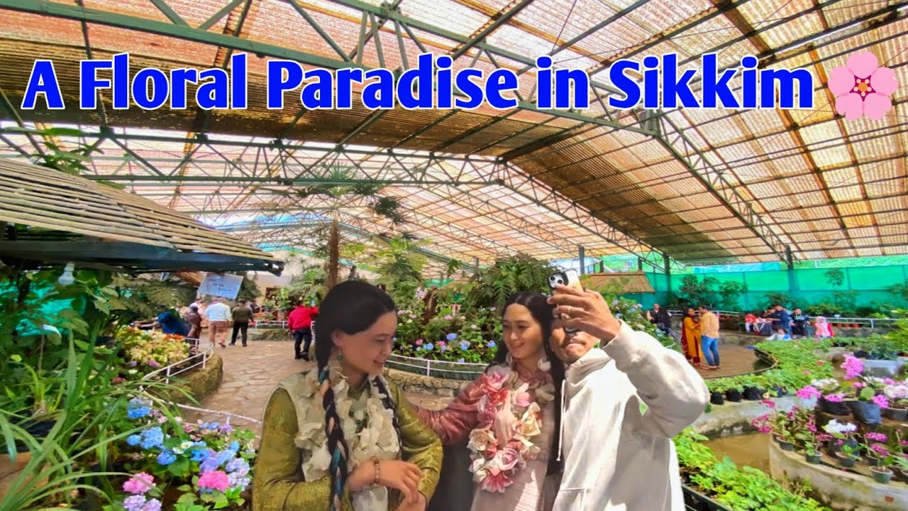 Stunning Flower Exhibition in Gangtok – Full Tour | A Visual Paradise | Jivan Ko Jeevan 