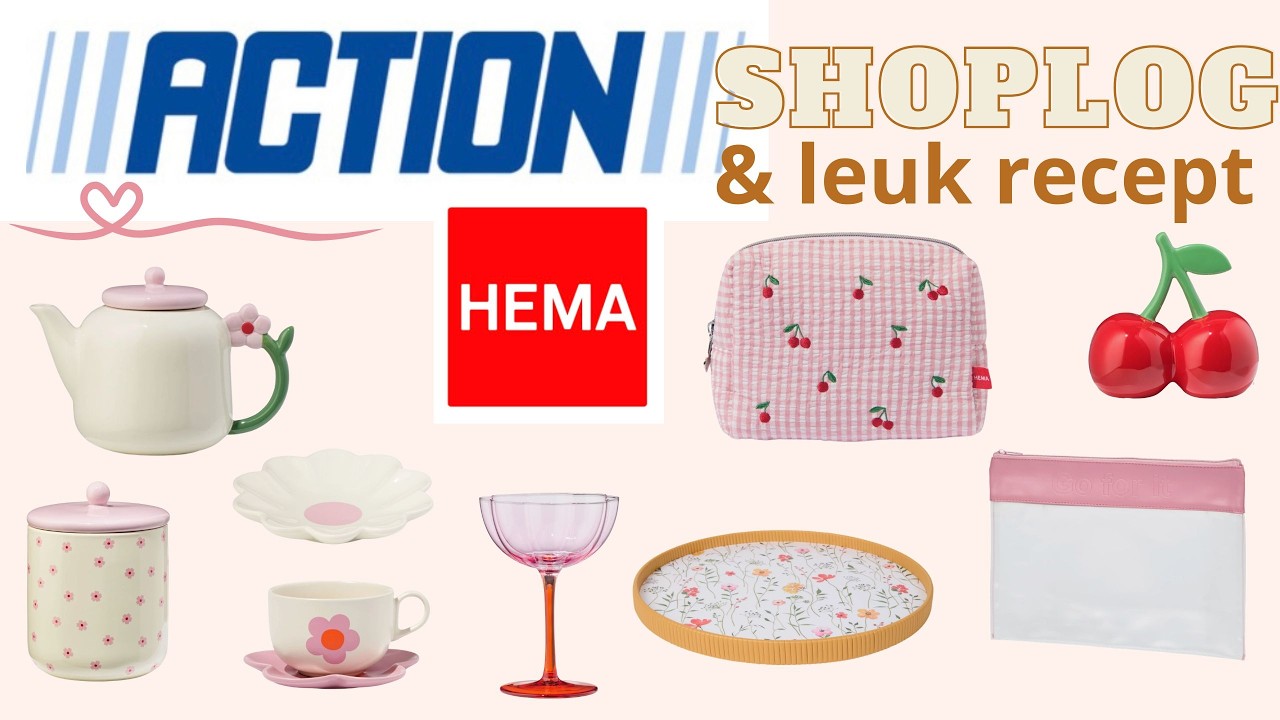 Action shoplog, Hema & Recept
