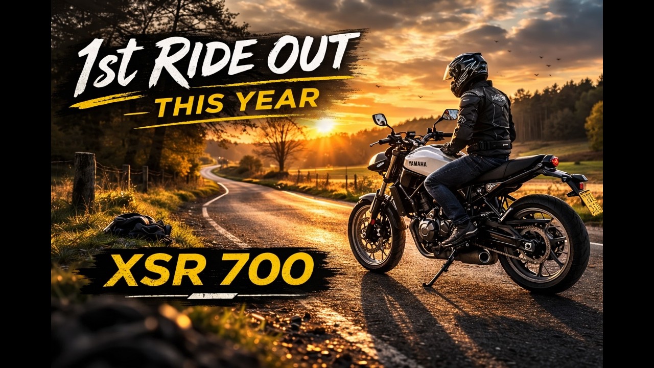 XSR 700 | First ride out this year | 22:2:26
