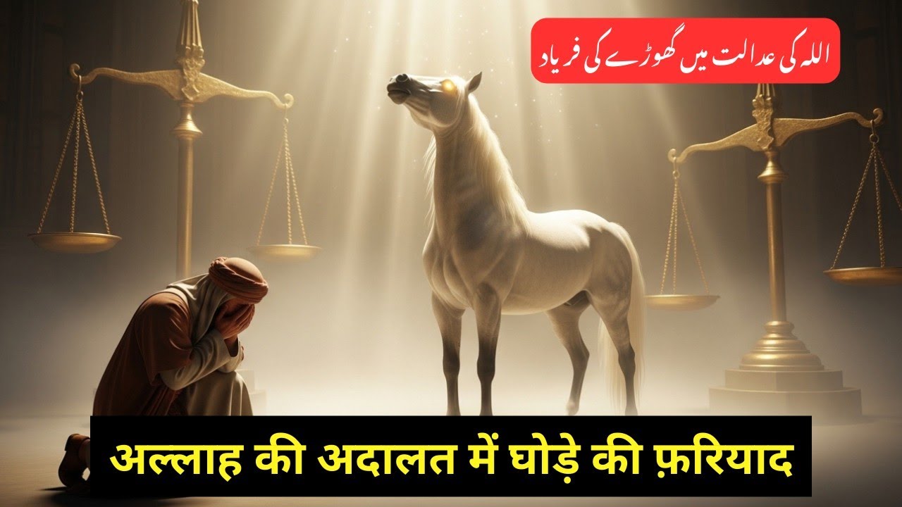 अल्लाह की अदालत में घोड़े की फ़रियाद ⚖️🐎 | एक जालिम अमीर की तौबा | Islamic Story In Hindi