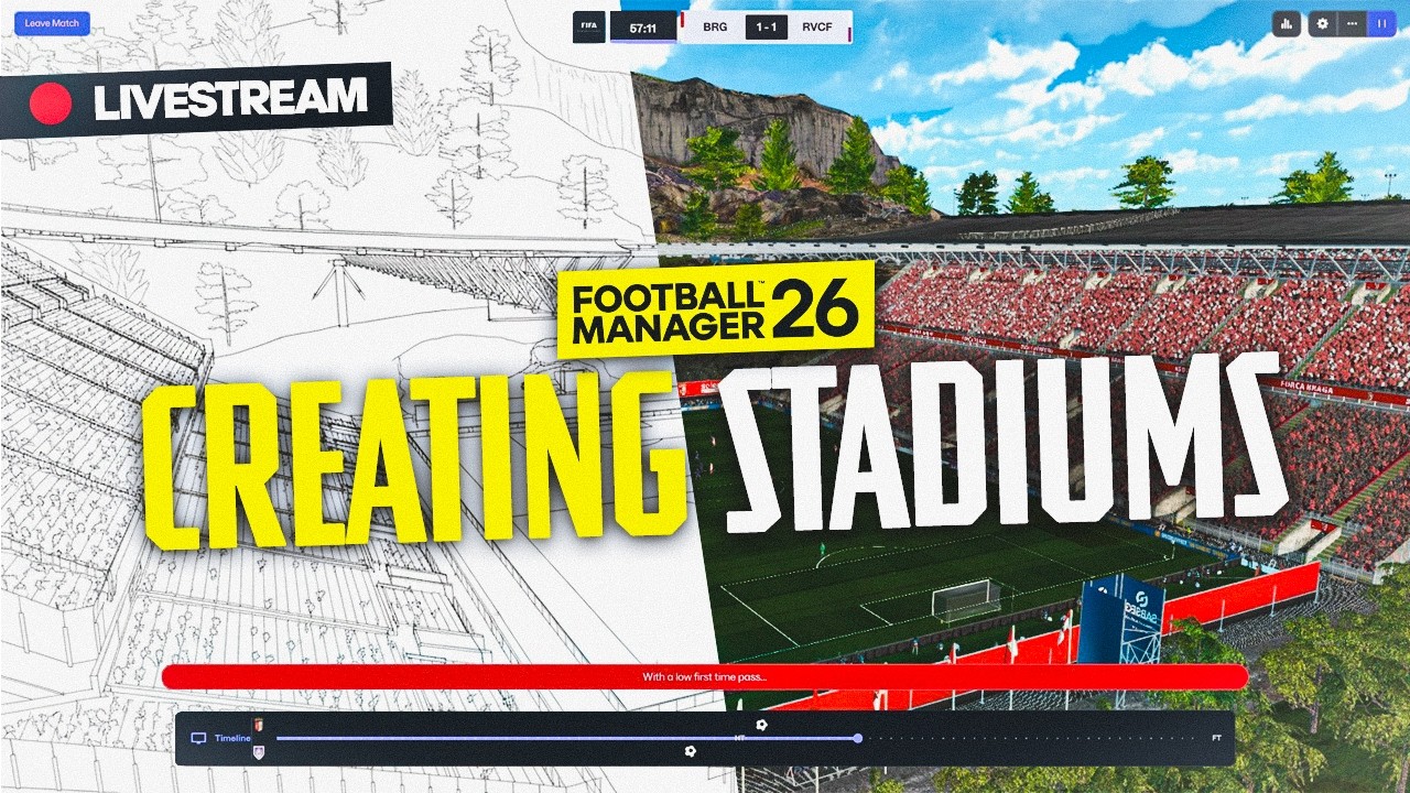 Football Manager 26 - Stadium Megapack 2.4 Release Stream!