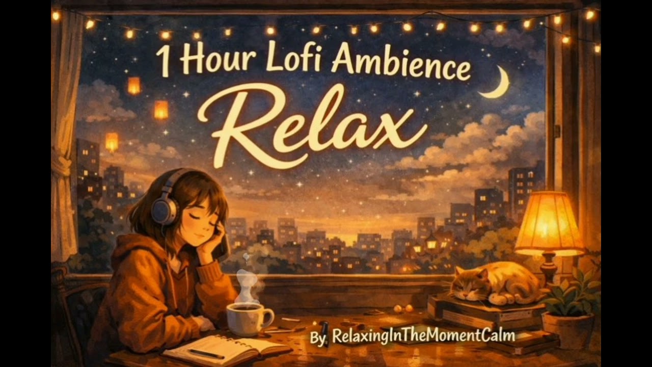 1 Hour Lofi Ambience • Relax • Calming • Background Music