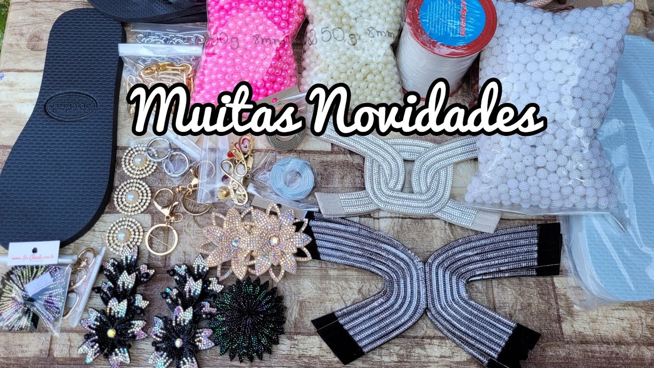 Recebidos - Onde comprar Matérias para Customizar Chinelos em Geral