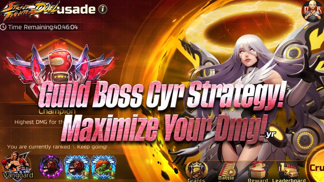 [SF: Duel] - Guild Boss Cyr Max Damage strategy & Teams for both F2P and P2W! Gameplay & Discussion