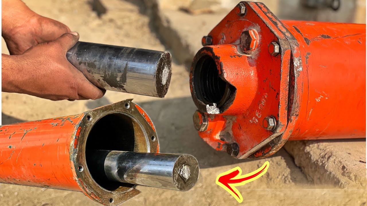 How to Repair a Broken Cylinder Rod and Make it Strong Again | Durable Fix for Hydraulic Jack Rod