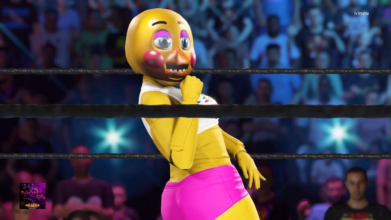 WWE 2K25 FNAF TOY CHICA VS CIRCUS BABY