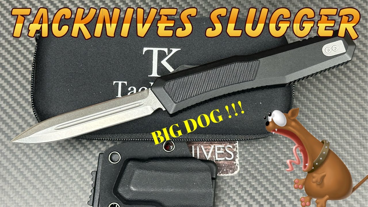 TacKnives Slugger!!! Большой пес OTF! 😱😱 Код скидки ниже!!