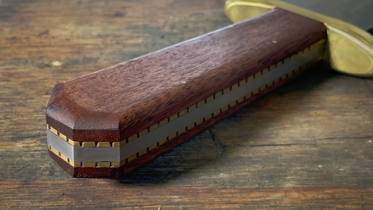 How to Make a Frame Handle for a Bowie knife