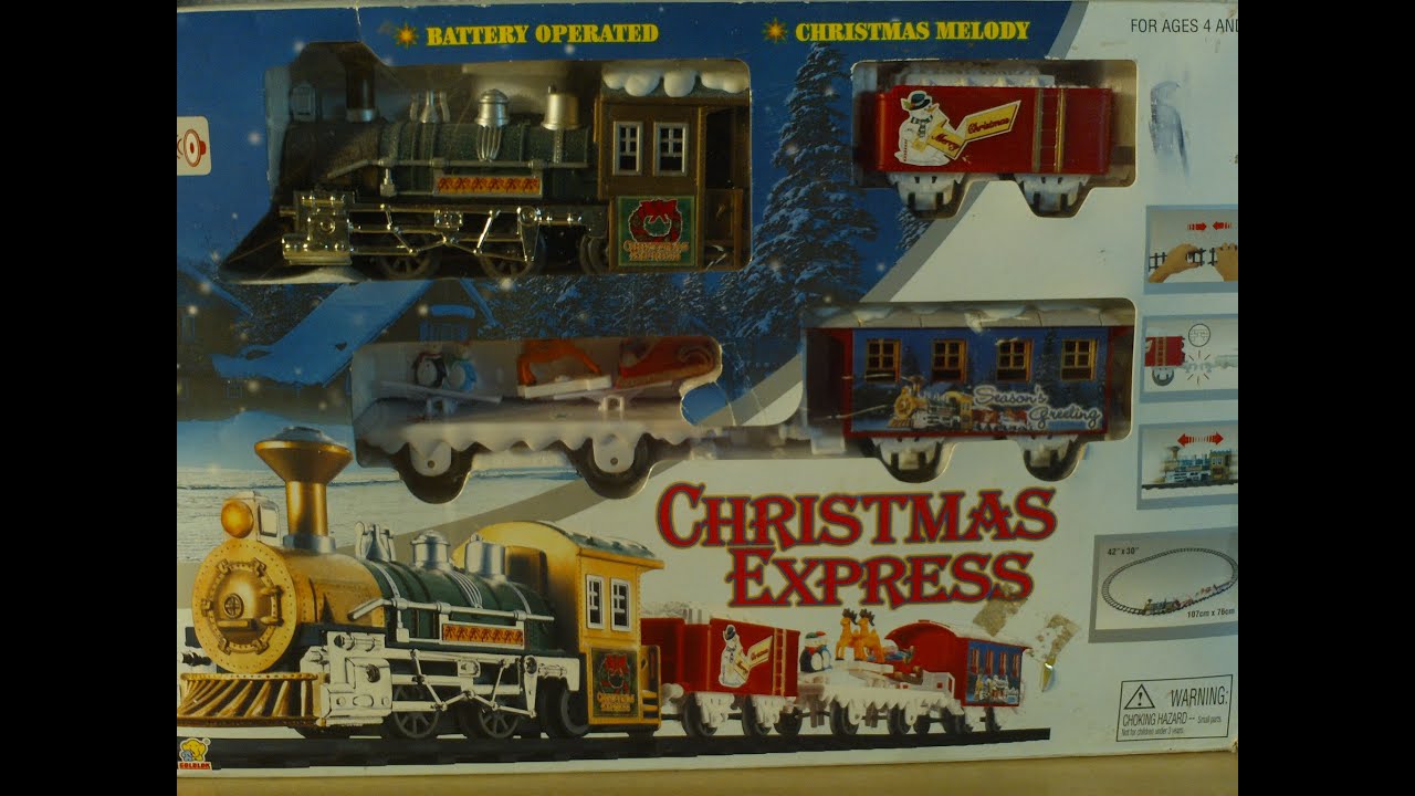 Video For Children Toy Trains - Green Christmas Express Train For Kids Kiddies Toddlers Videos