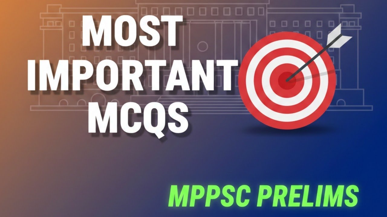 Most important mcq  mppsc prelim 2026 forest topic pcs .forest topic ke mcq mppsc pre 2026