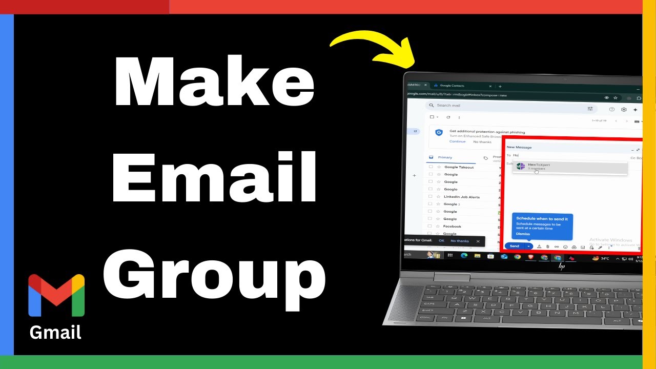How To Make Email Group In Gmail &ndash; Quick Tutorial