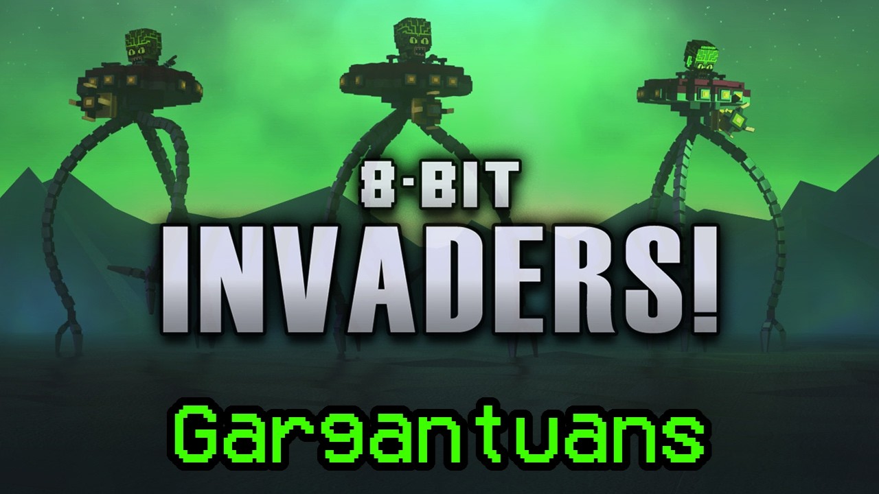 Gargantuans | 8-Bit Invaders | Co-op Campaign | Hard Difficulty