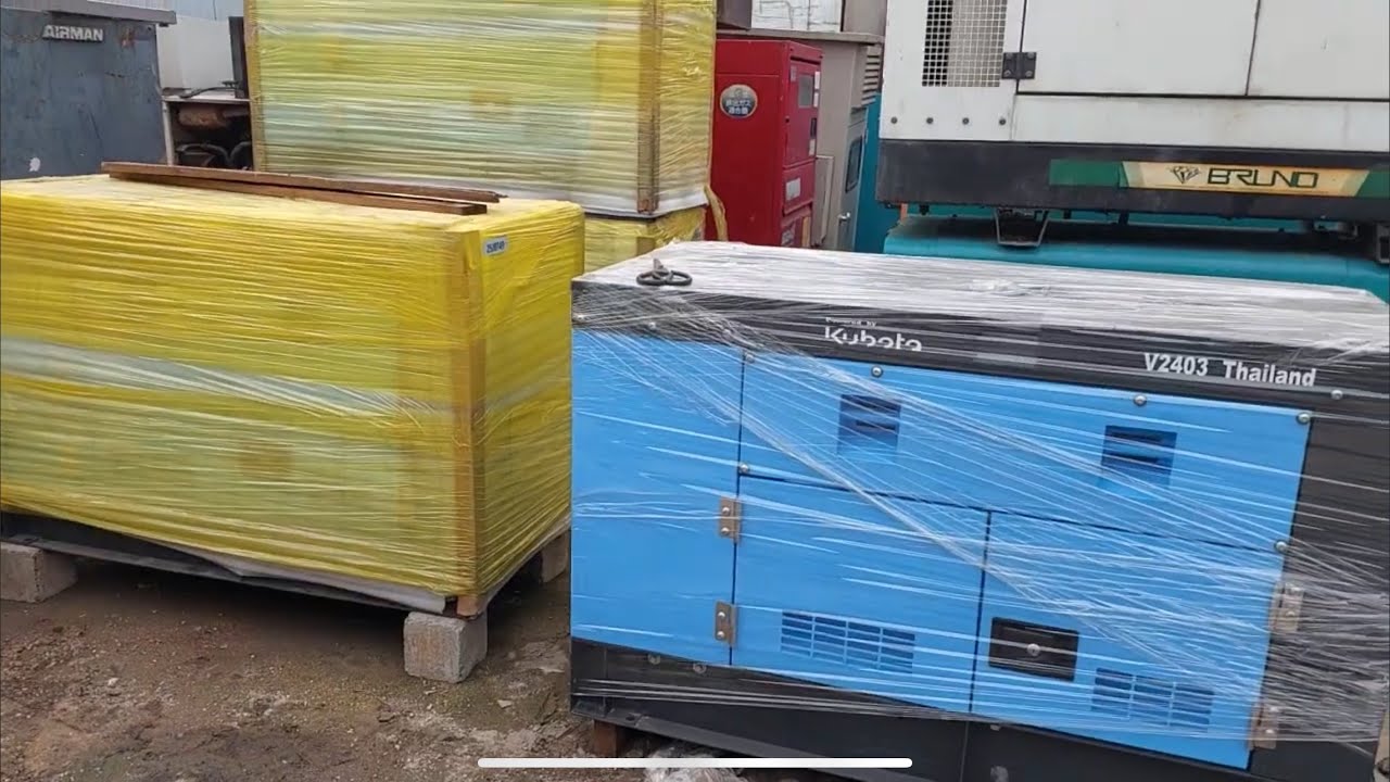 Báo giá lô máy phát điện Kubota V2403 điều tốc điện tử chuyên gác Container Lạnh | LH : 0901352121