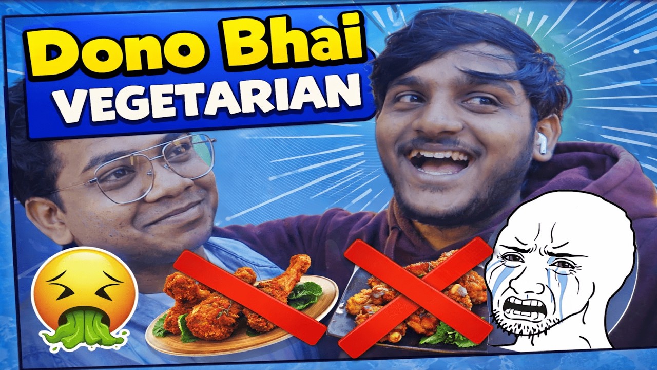 Dono Bhai Vegetarian!😉#vlog #gym