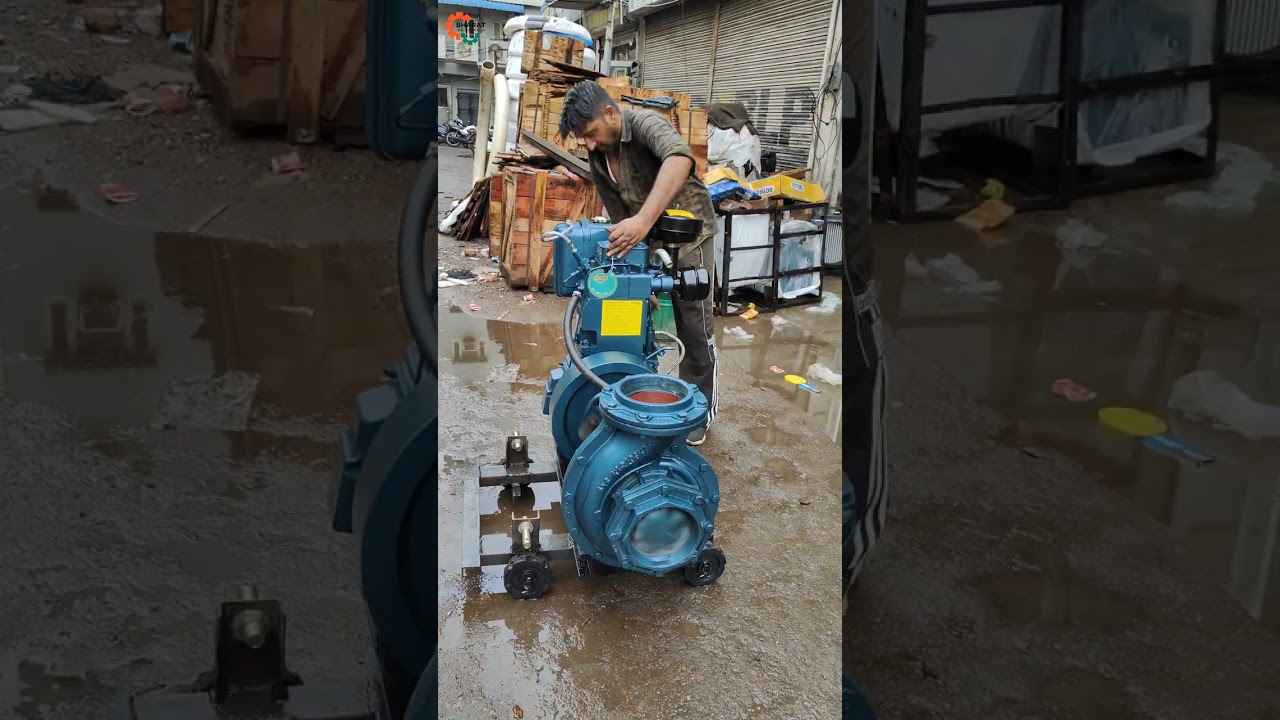 Kirloskar 6 inches 10 Hp water pumping set.