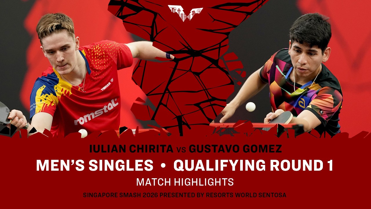 Chirita Iulian vs Gomez Gustavo | MS QR 1 | #WTTSingapore2026