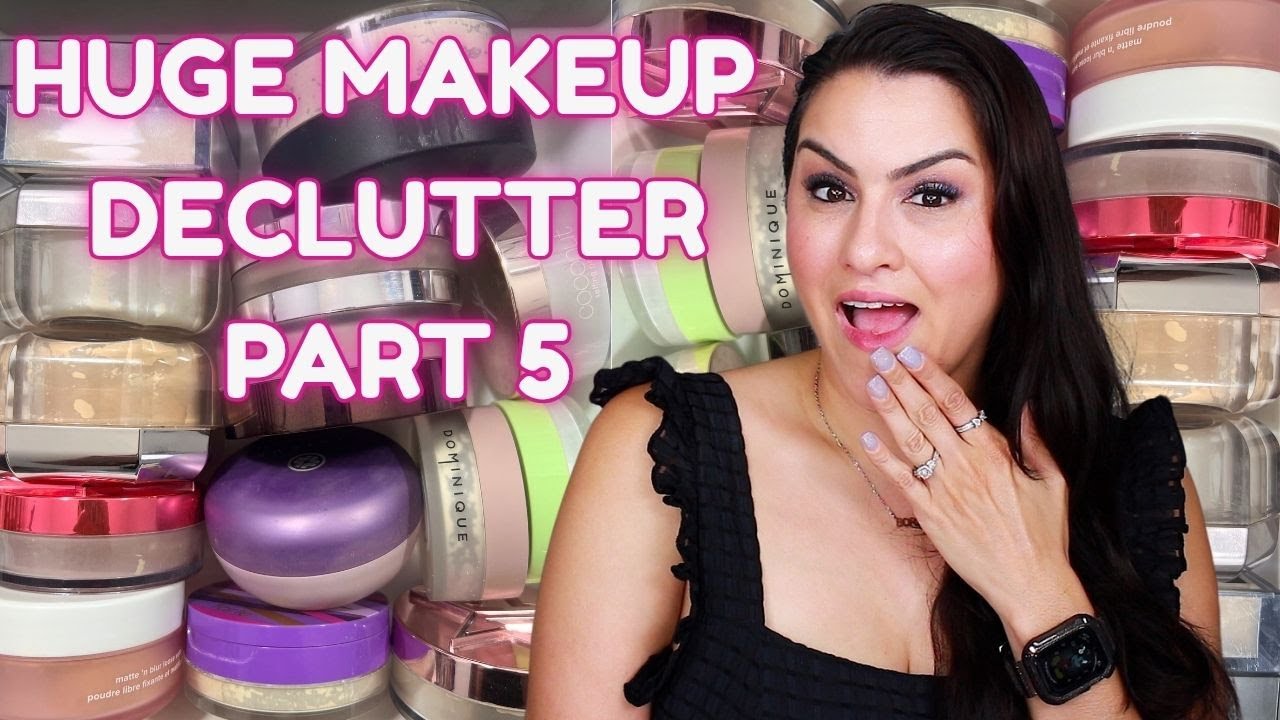 HUGE MAKEUP DECLUTTER| FACE POWDERS
