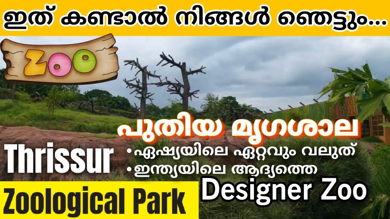മൃഗങ്ങള്‍ക്കൊപ്പം ചാരിനിന്ന് ഫോട്ടോയെടുക്കാം ! | Thrissur Zoological Park | PUTHUR  #zoologicalpark