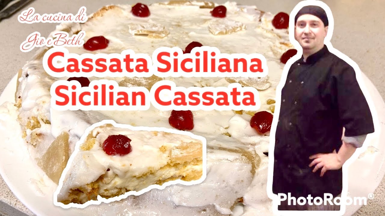 How to make delicious Cassata Siciliana  / Sicilian Cassata by Chef Gio