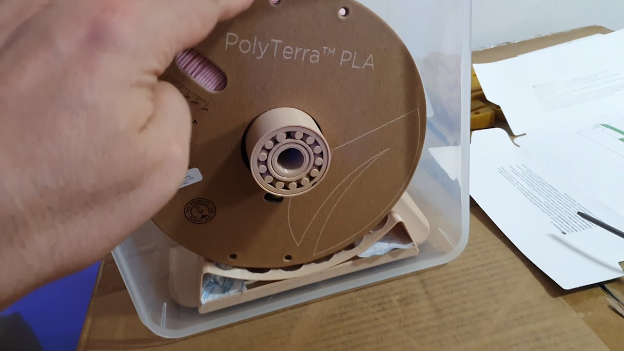 Dry-box na filament z krabice na jídlo