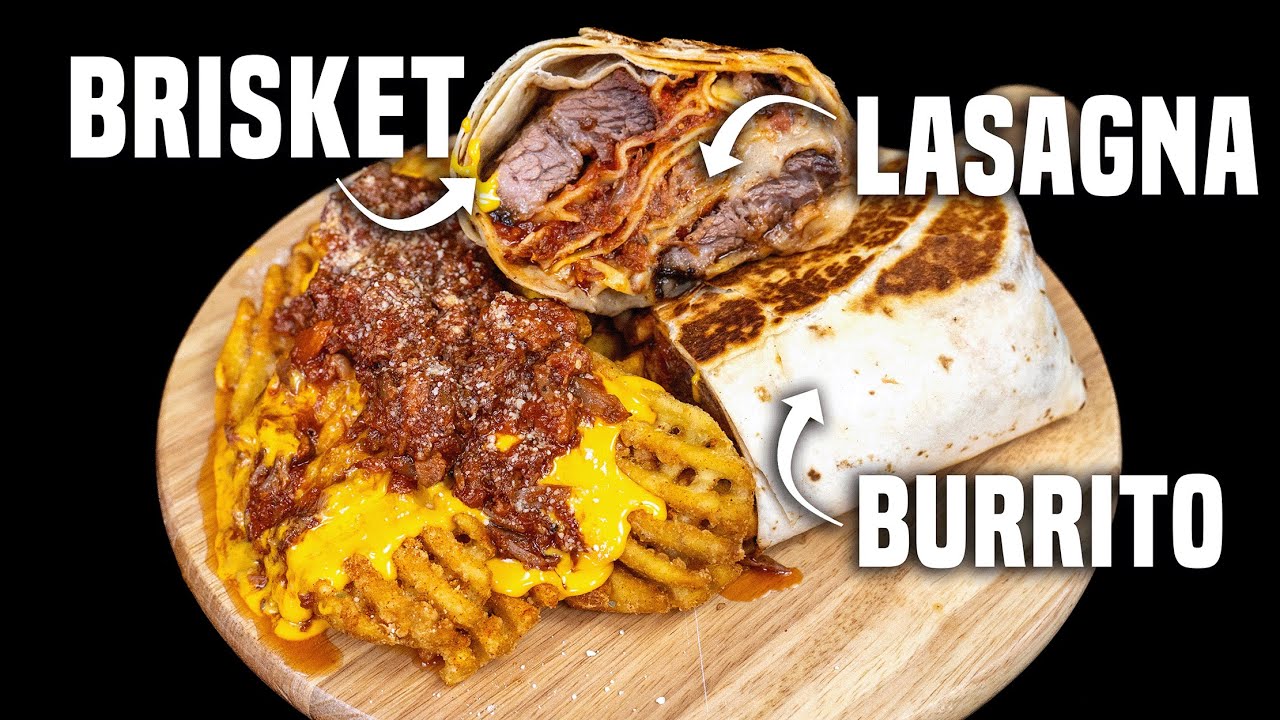 The Brisket Lasagna Burrito only @ Third Wave BBQ