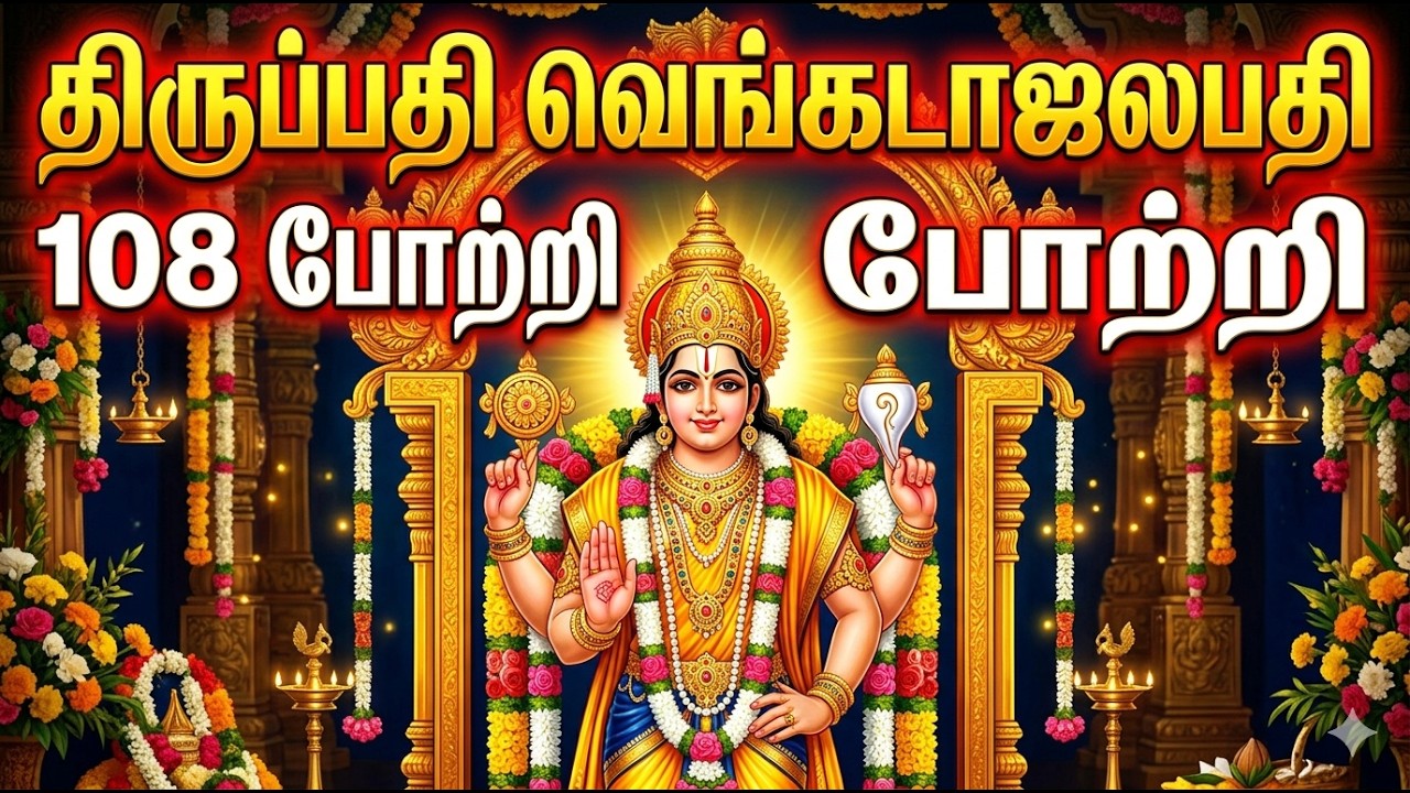 யுகாதி திருநாள் சிறப்பு திருப்பதி வெங்கடாஜலபதி 108 போற்றி| Tamil Ugadi devotional song| Tamilnadu